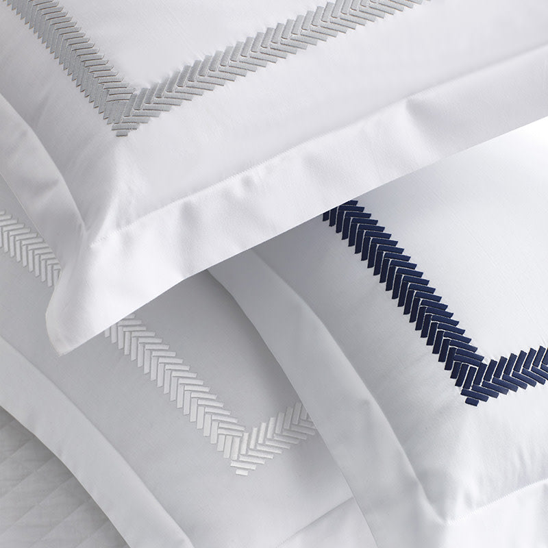 Hewett Luxe Smooth Egyptian Cotton Sateen Duvet Cover - White, Full