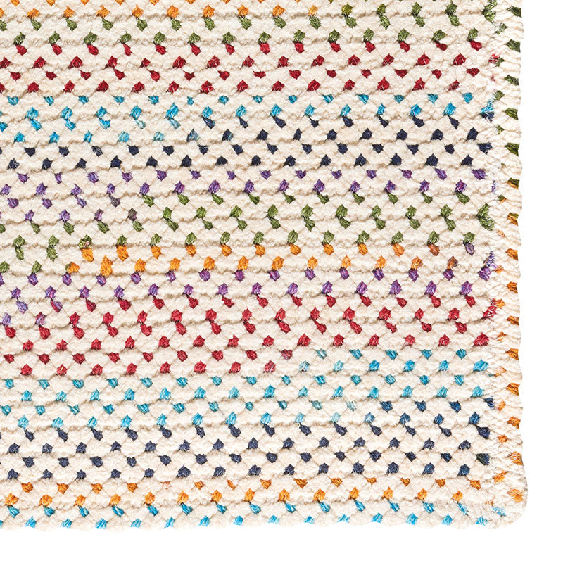 Dramatic Static Reversible Braided Rug - Multi, 5' x 8'