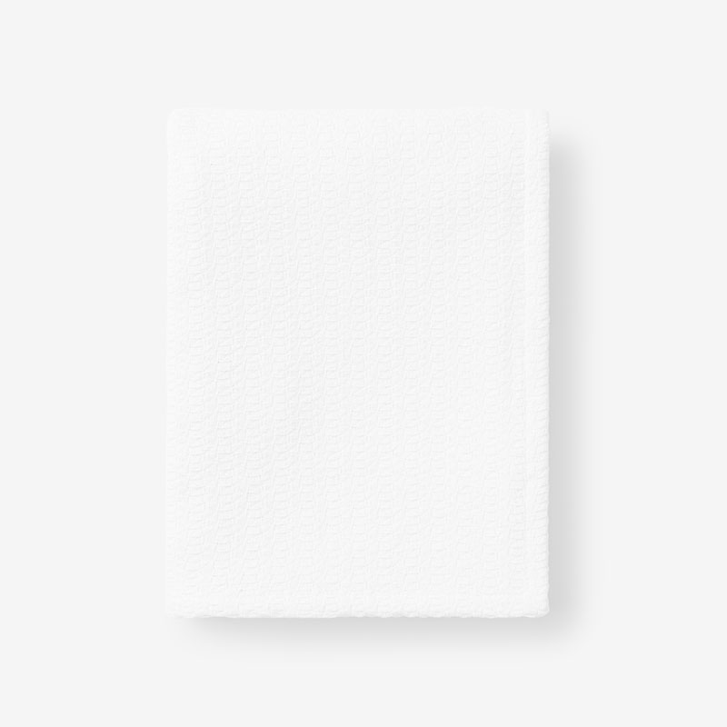 Organic Cotton Throw - White
