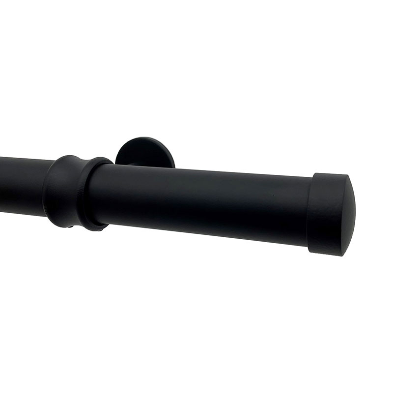 Endcap Finial and 1.5" diameter Rod Set - Fossil, 60"