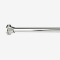 Santa Maria Decorative Metal Adjustable Shower Rod - Chrome