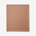 Classic Cool Cotton Percale Flat Bed Sheet - Clay, Queen