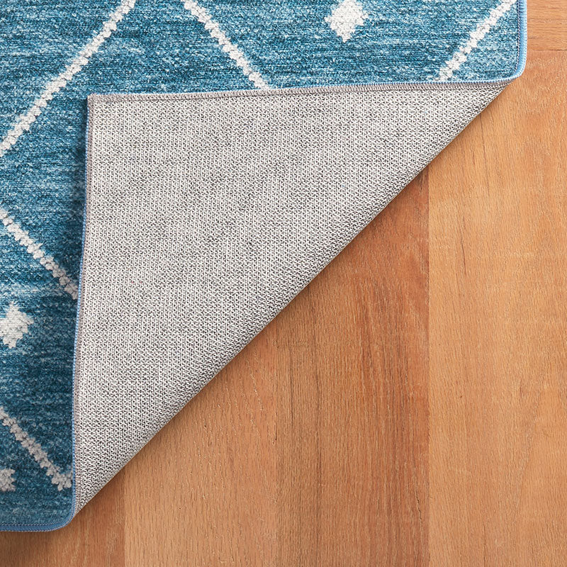 Kota Washable Rug - Indigo, 4' x 6'