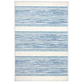 Ellington Stripe Blue Washable Rug - Blue, 4' x 6'