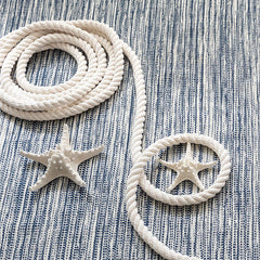 Tideline Handwoven Indoor/Outdoor Rug - Navy, 5' x 8'