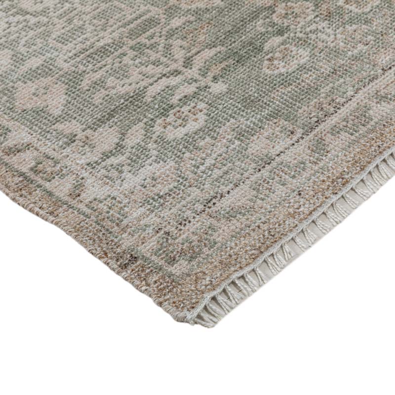 Hand Knotted Performance Rug - Olive, 7' 9" x 9' 9"