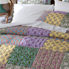 Rasha Patchwork Quilted Sham - Multi, King