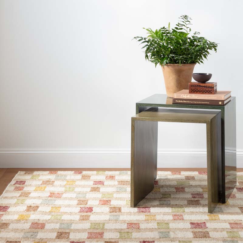 Mosaic Handwoven Jute Rug - Multi, 2' 6" x 8' Runner