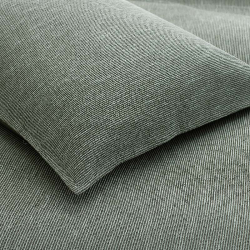 Mini Waffle Duvet Cover - Olive, King/Cal. King
