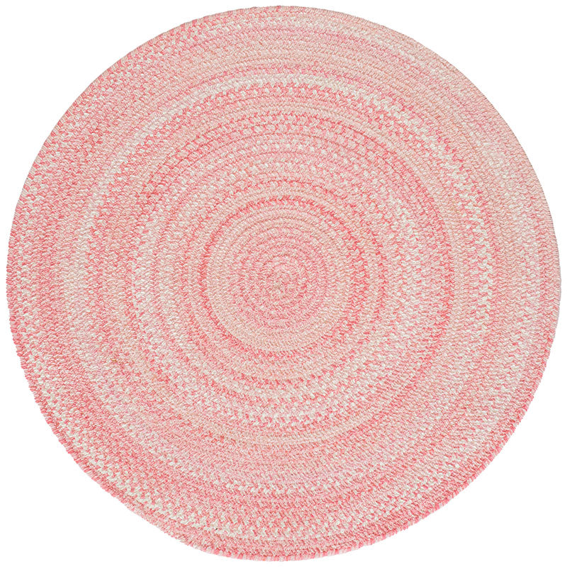 Bambini Braided Chenille Rug - Pink, 7' Round