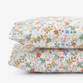 Strawberry Fields Classic Cool Cotton Percale Pillowcase Set - White Multi, King