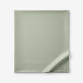 Classic Smooth Sateen Solid Flat Bed Sheet - Light Sage, King/Cal King