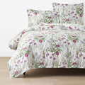 Bloom Meadow Classic Smooth Sateen Duvet Cover - White Multi, Twin/Twin XL