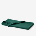 Cotton Weave Throw - Dark Green
