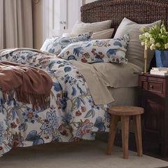 Vintage Meadow Premium Smooth Wrinkle-Free Sateen Duvet Cover - Beige, Full/Queen