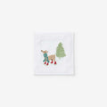 Embroidered Novelty Cocktail Napkins, Set of 4 - Deer