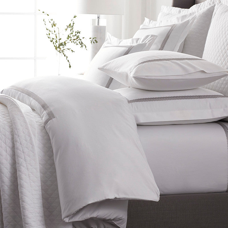 Norfolk Premium Smooth Egyptian Cotton Sateen Sham - White, Euro