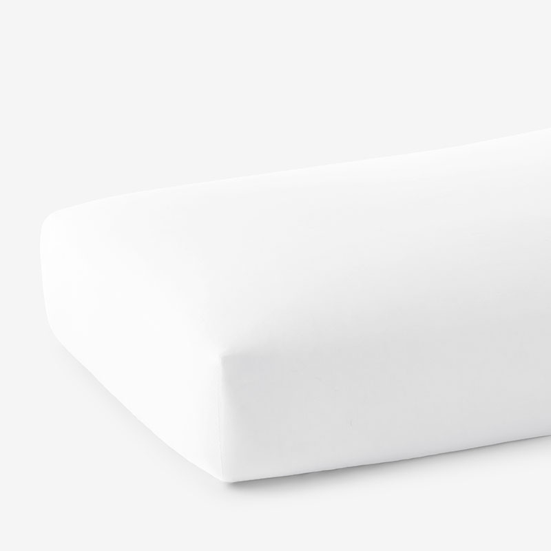 Premium Cool Supima® Cotton Percale Deep Pocket Fitted Bed Sheet - White, Cal King