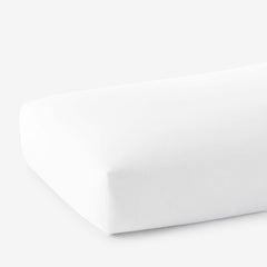 Premium Cool Supima® Cotton Percale Fitted Bed Sheet - White, Twin