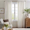 Texture Blackout Window Curtain - Ivory, 96 in.