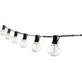 Bistro LED String Lights - Black, 25'