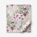 Bloom Meadow Classic Smooth Sateen Flat Bed Sheet - Blush, Full