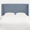 Gramercy Velvet Headboard - Ocean, K