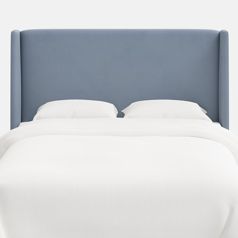 Gramercy Velvet Headboard - Ocean, CK
