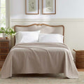 Delicate Floral Blanket - Beige, Twin/Twin XL