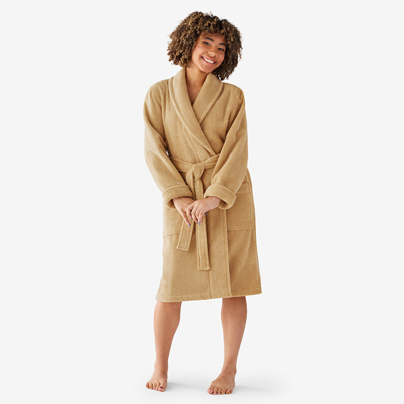 Women's Short Robe - Sunset Gold, S