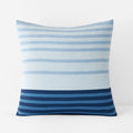 T-Shirt Soft Jersey Knit Stripe Yarn-Dyed Sham - Blue Multi, Euro