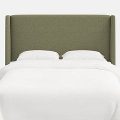 Gramercy Textured Linen Headboard - Laurel, Twin