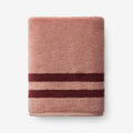 Mirage Aegean Cotton Reversible Stripe Bath Towel - Caramel