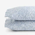 Paisley Grace Floral Premium Smooth Wrinkle-Free Sateen Pillowcase Set - Blue, King