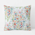 Springtime Bouquets Sham - White, Euro