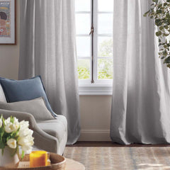 Linen Decorative Square Pillow Cover - Gray, 20 in. x 20 in.