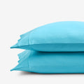 T-Shirt Soft Jersey Knit Pillowcase Set - Turquoise, King