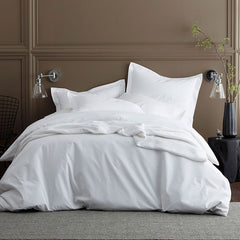Premium Cool Organic Cotton Percale Sham - White, King