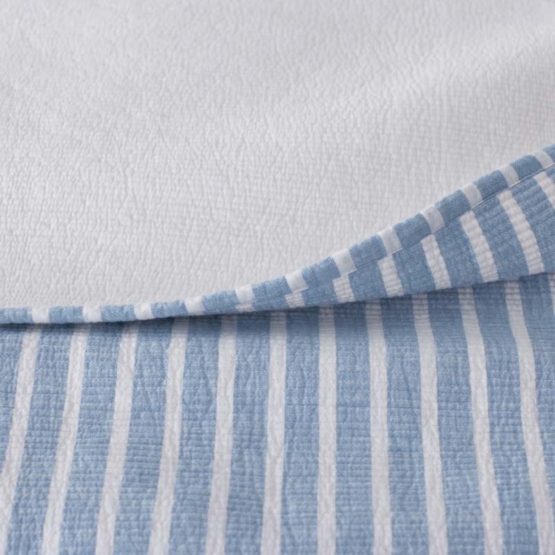 Yarn-Dyed Bengal Stripe Quilted Sham - Blue, King
