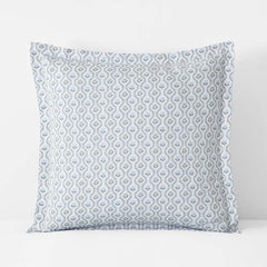 Tira Floral Classic Cool Cotton Percale Sham - Flower Green, Euro