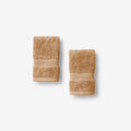Regal Egyptian Cotton Washcloths, Set of 2 - Golden Honey