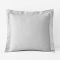 Classic Smooth Sateen Solid Sham - Light Gray, Euro