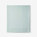 Classic Cool Cotton Percale Flat Bed Sheet - Sea Mist, Oversized Queen