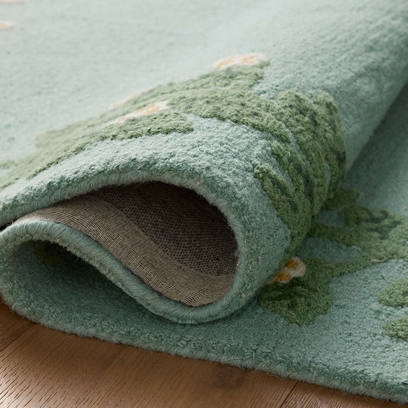 Highgrove Wool Rug - Blue, 2' 3" x 3' 9"