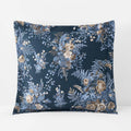 Antara Reversible Premium Smooth Sateen Sham - Navy, Euro
