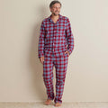 Family Flannel Men's Button-Down Pajama Set - Nantucket, XXL