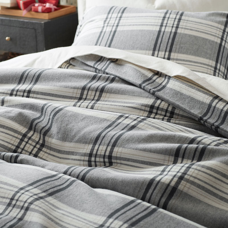 Classic Plaid Ultra-Cozy Cotton Velvet Flannel Sham