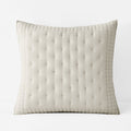 Pintuck Quilted Sham - Oatmeal, Euro