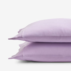 T-Shirt Soft Jersey Knit Pillowcase Set - Lavender, King