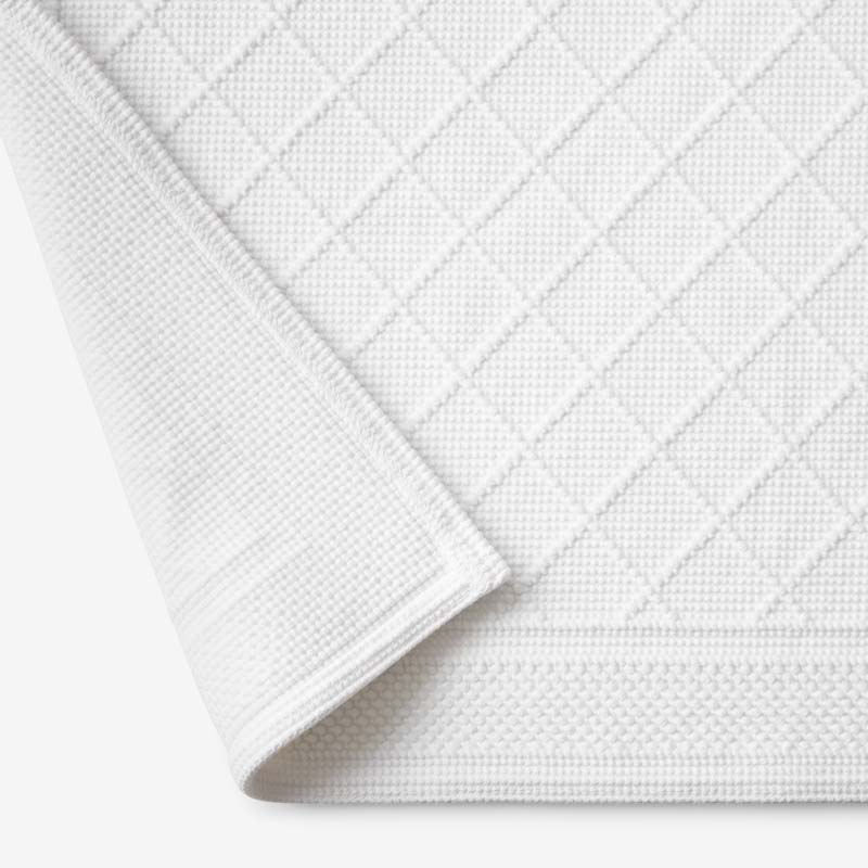 Flatwoven Textured Bath Mat - Diamond, 24 in. x 40 in.